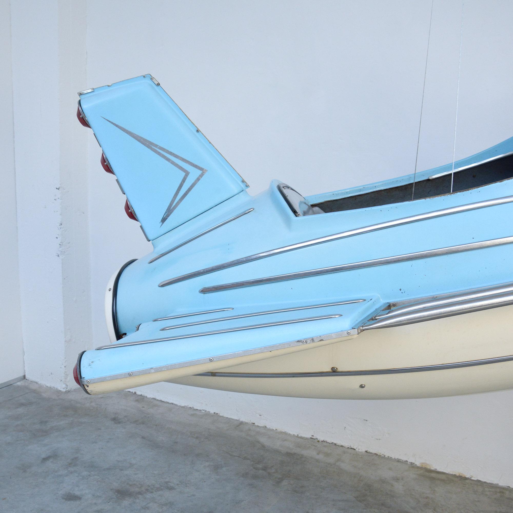 Polyester Carousel Fairground Rocket Plane of the 1960s 5