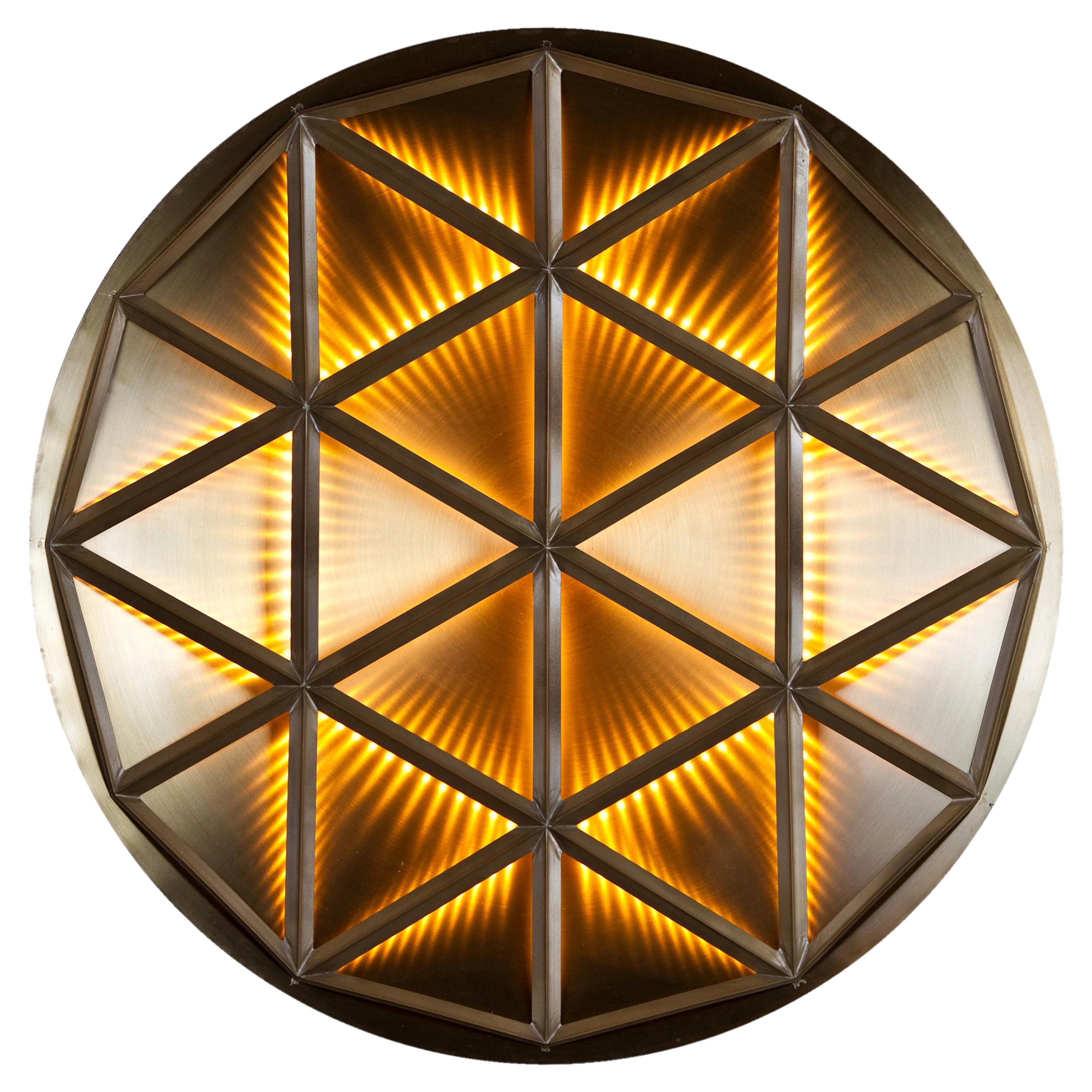 Polygon Wall, Lighting Fixture, Wall or Ceiling created by Atelier Boucquet For Sale