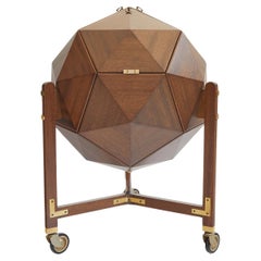 Polyhedron Bar Cabinet by M. Vuillermoz, France c.1960