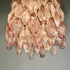 Lustre en polyèdre de Carlo Scarpa, verre de Murano