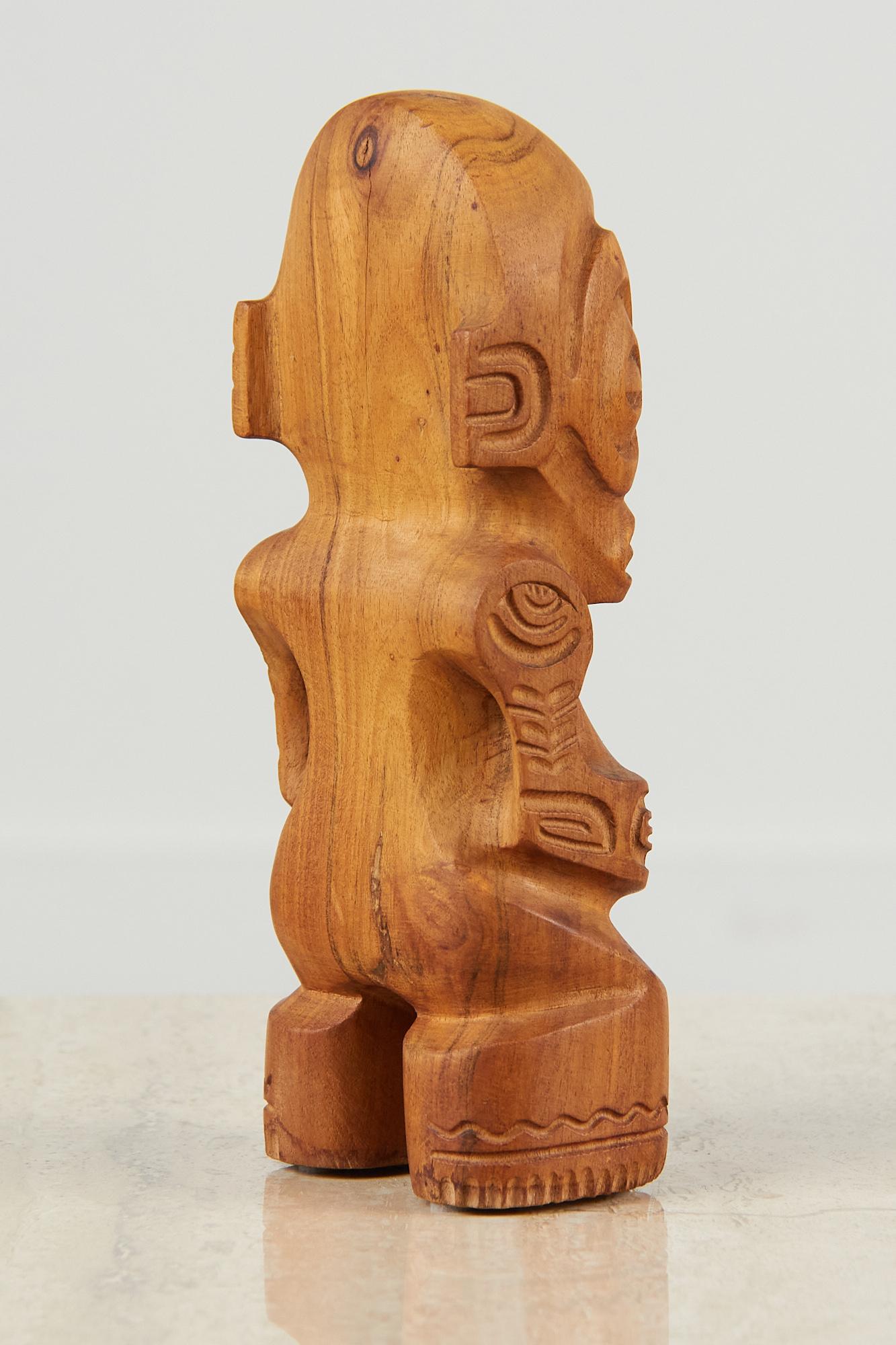 Mid-Century Modern Polynesian Carved Sculpture