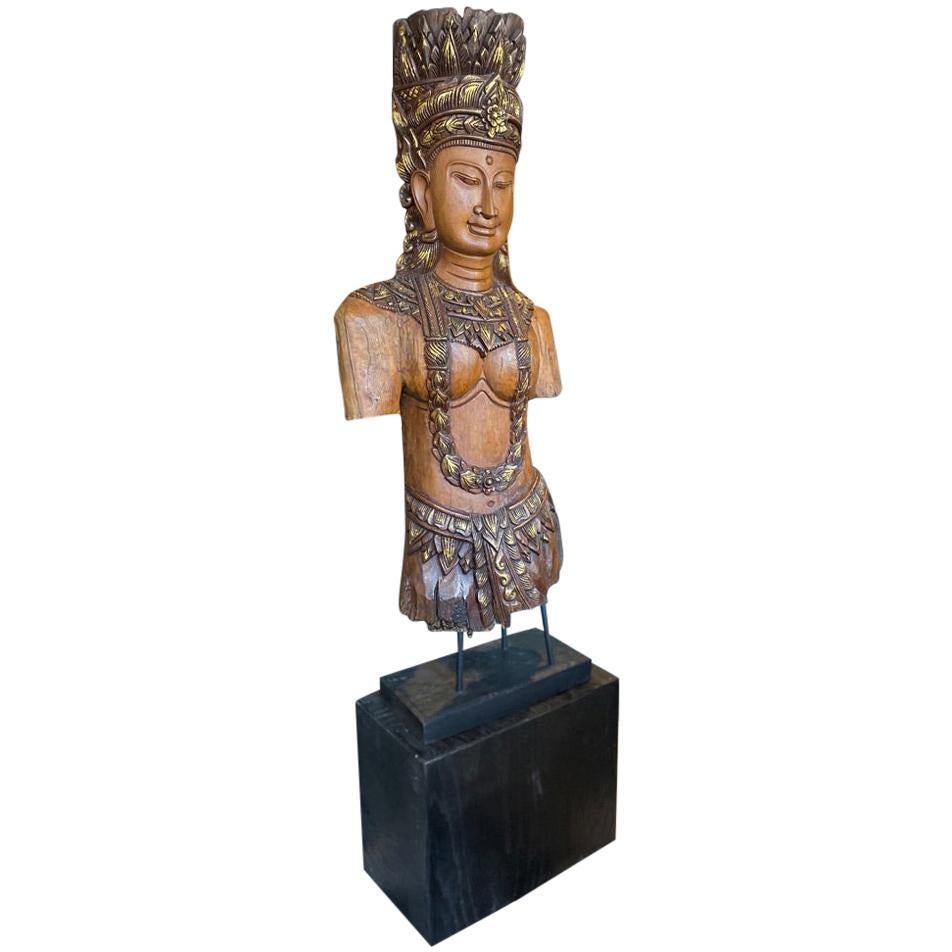 Southeast Asian Standing Chief Statue