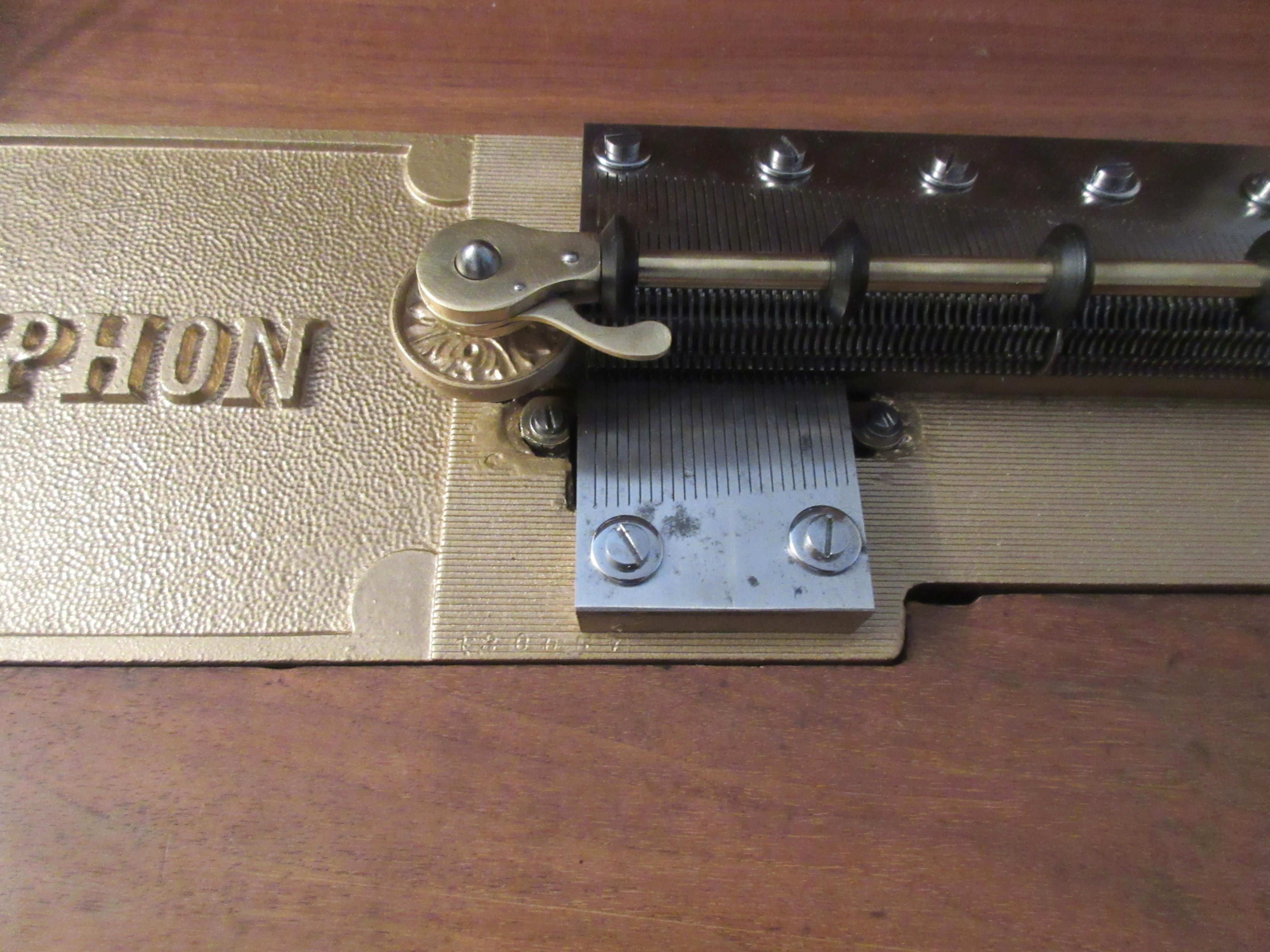 Polyphon Plattenmaschine 1890-1900 Musik im Angebot 9
