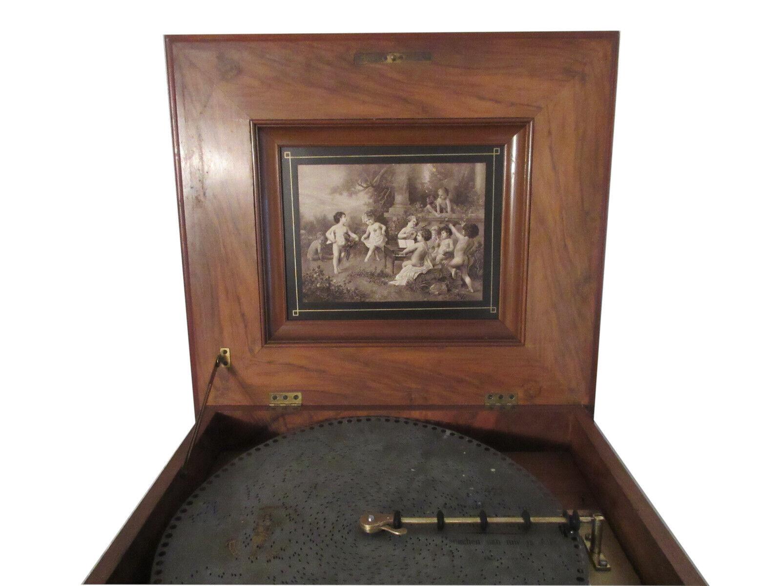 Polyphon Plattenmaschine 1890-1900 Musik im Angebot 2