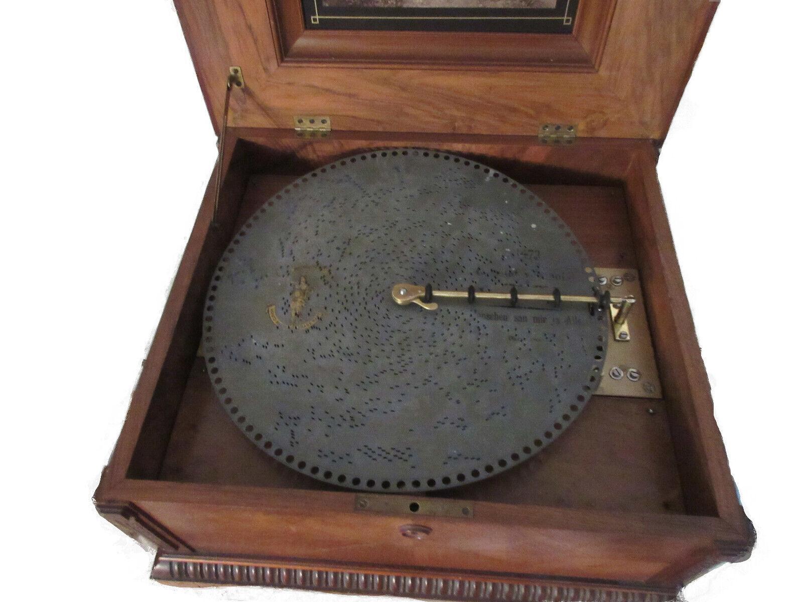 Polyphon Plattenmaschine 1890-1900 Musik im Angebot 4