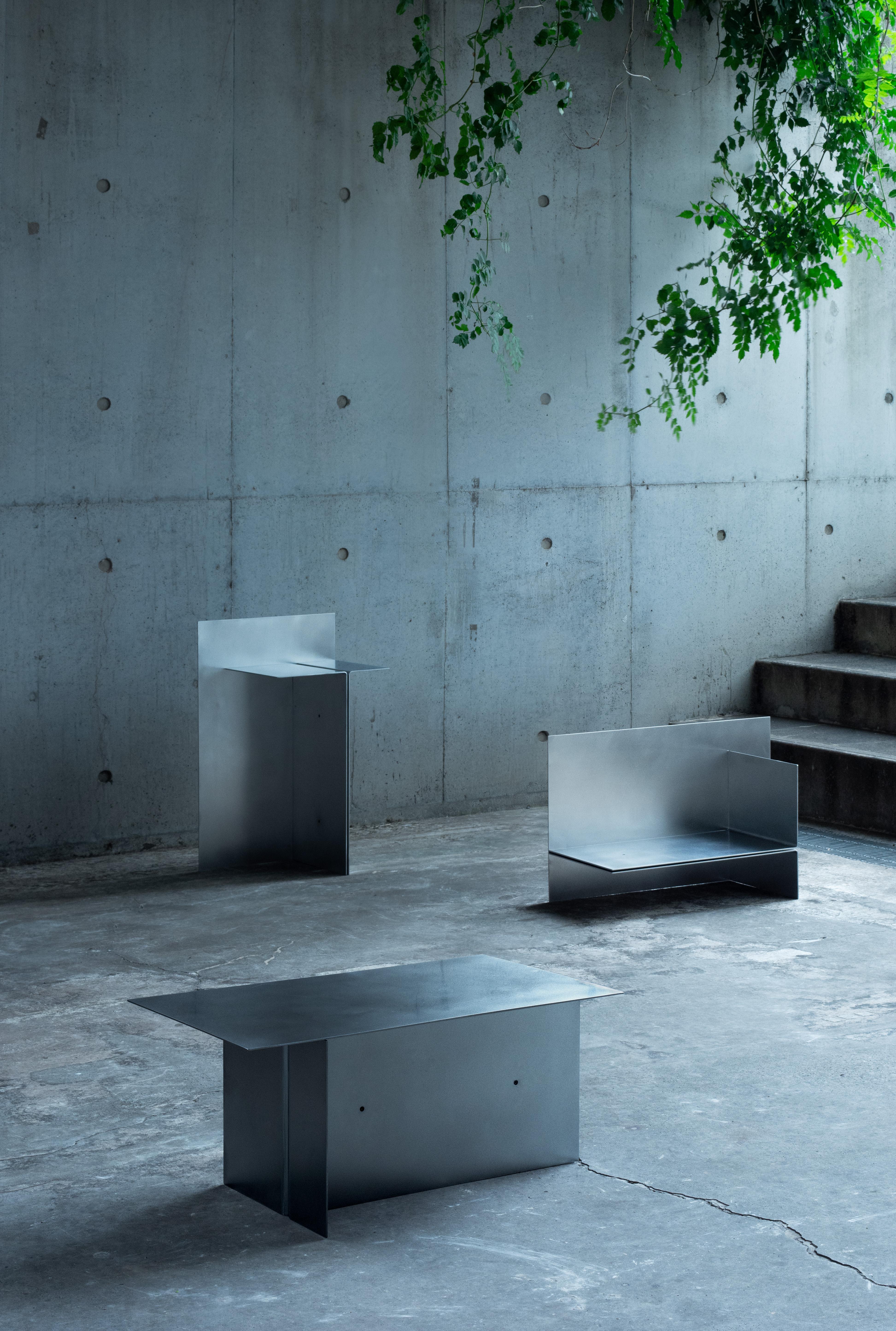 Stainless Steel Polysemy_Silver by So Koizumi For Sale