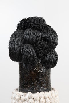 Pom Sculpture in Glazed Ceramic by Trish DeMasi