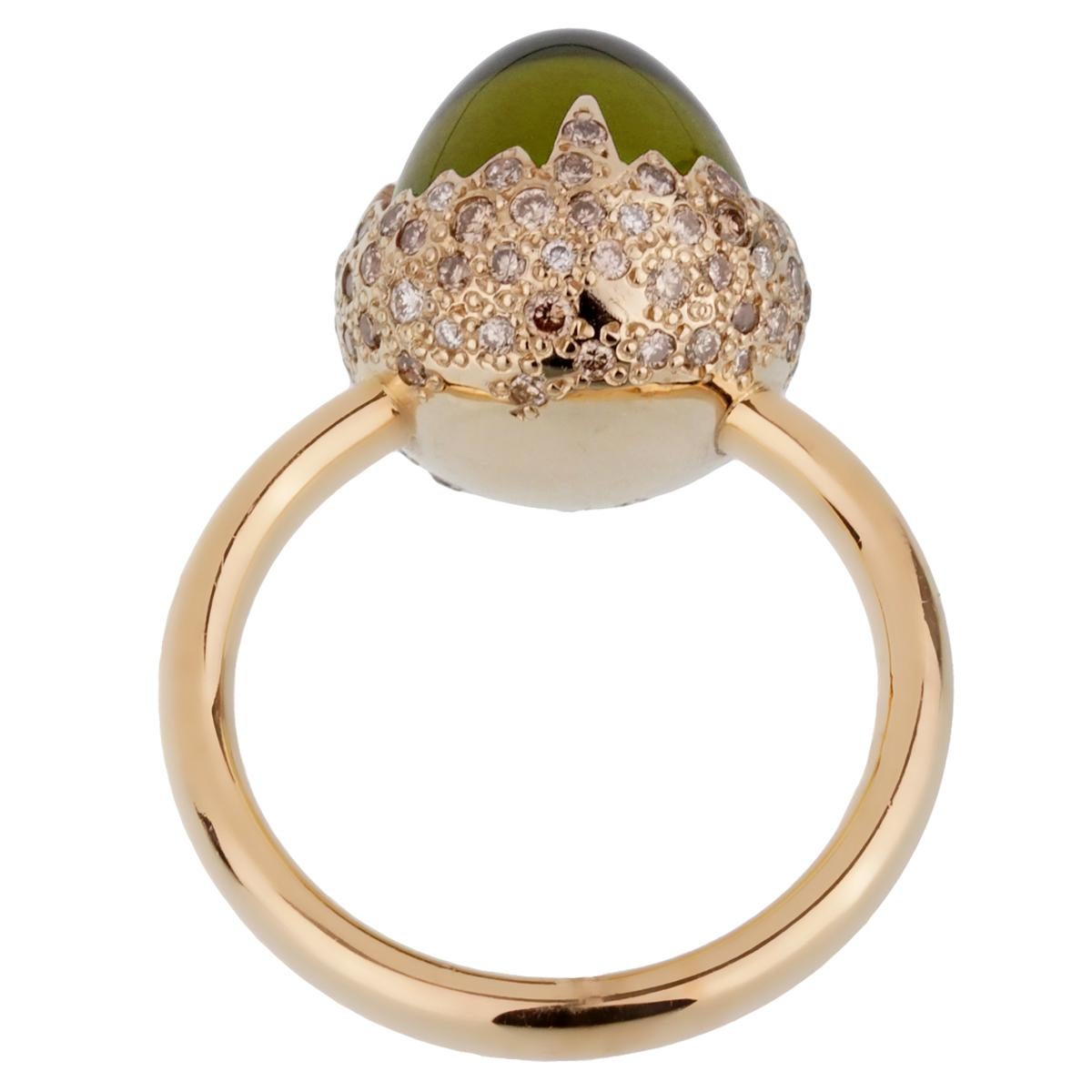 6 carat peridot ring