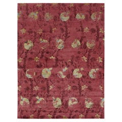 Pomegranate 9 x 12 Hand-Knotted Wool/Silk Blend Rug 