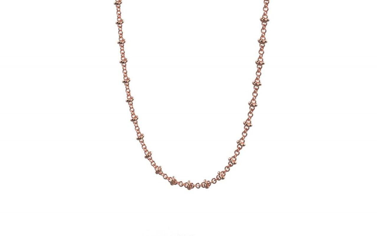 Pomegranate Fine Necklace, 18K Rose Gold In New Condition For Sale In Leigh-On-Sea, GB
