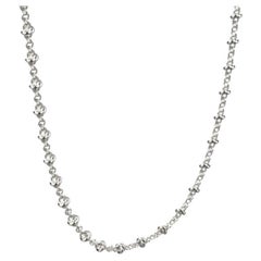 Pomegranate Fine Necklace, 18K White Gold