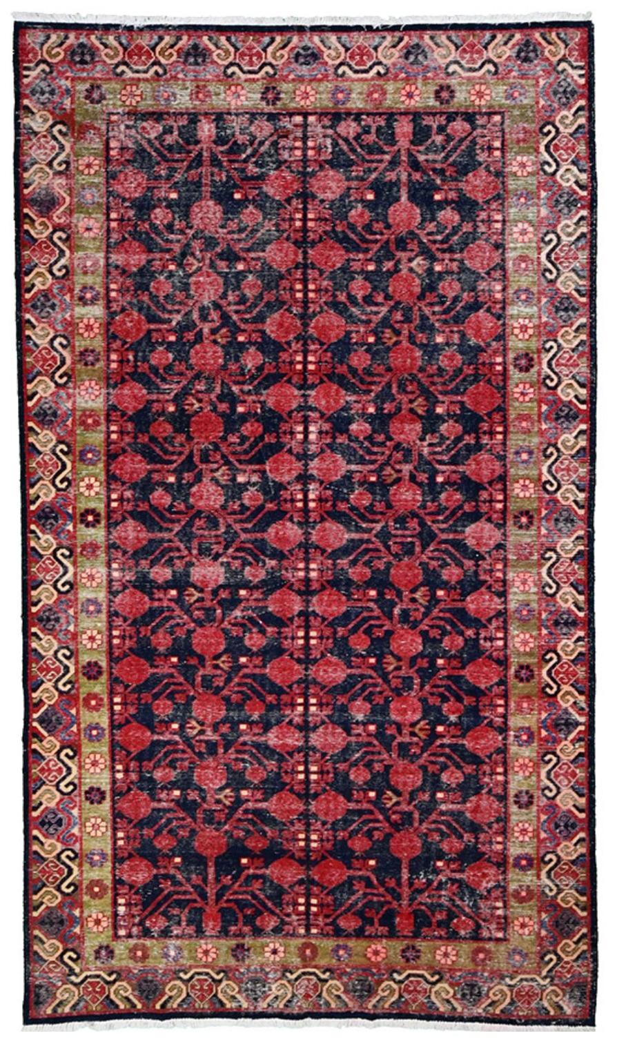 Dimension: 9’3″ x 4’3″

Origin: Mongolia

16962

Composition:100% Wool Pile Hand Knotted
