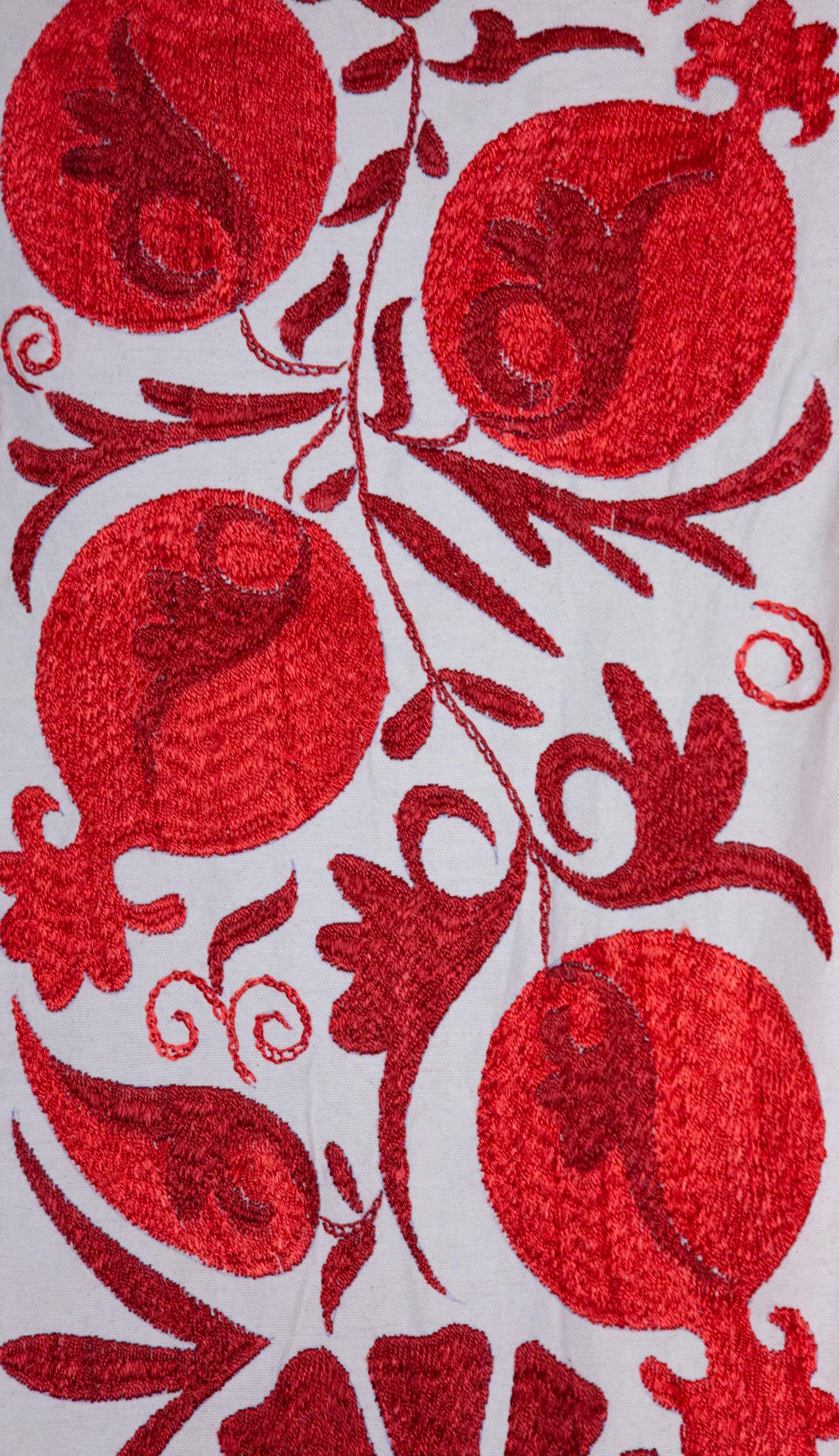 pomegranate embroidery