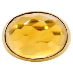 Pomelatto Citrine Gold Ring