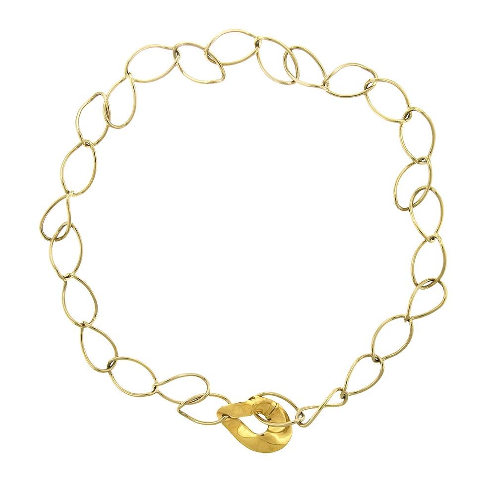 Pomelatto Curved Link Necklace In Good Condition In New York, NY