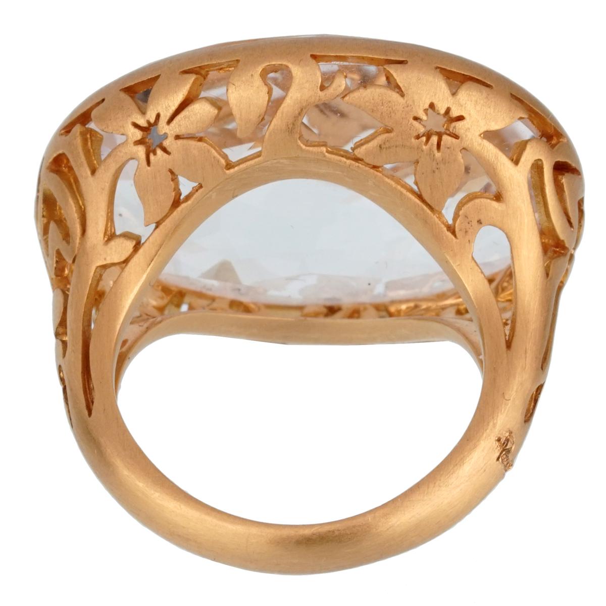 10 carat rose gold ring