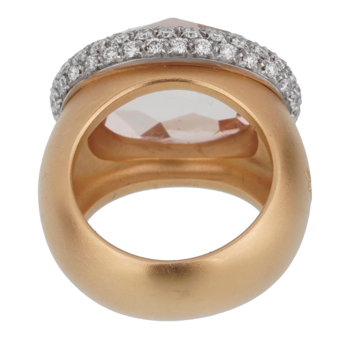 13 carat morganite ring