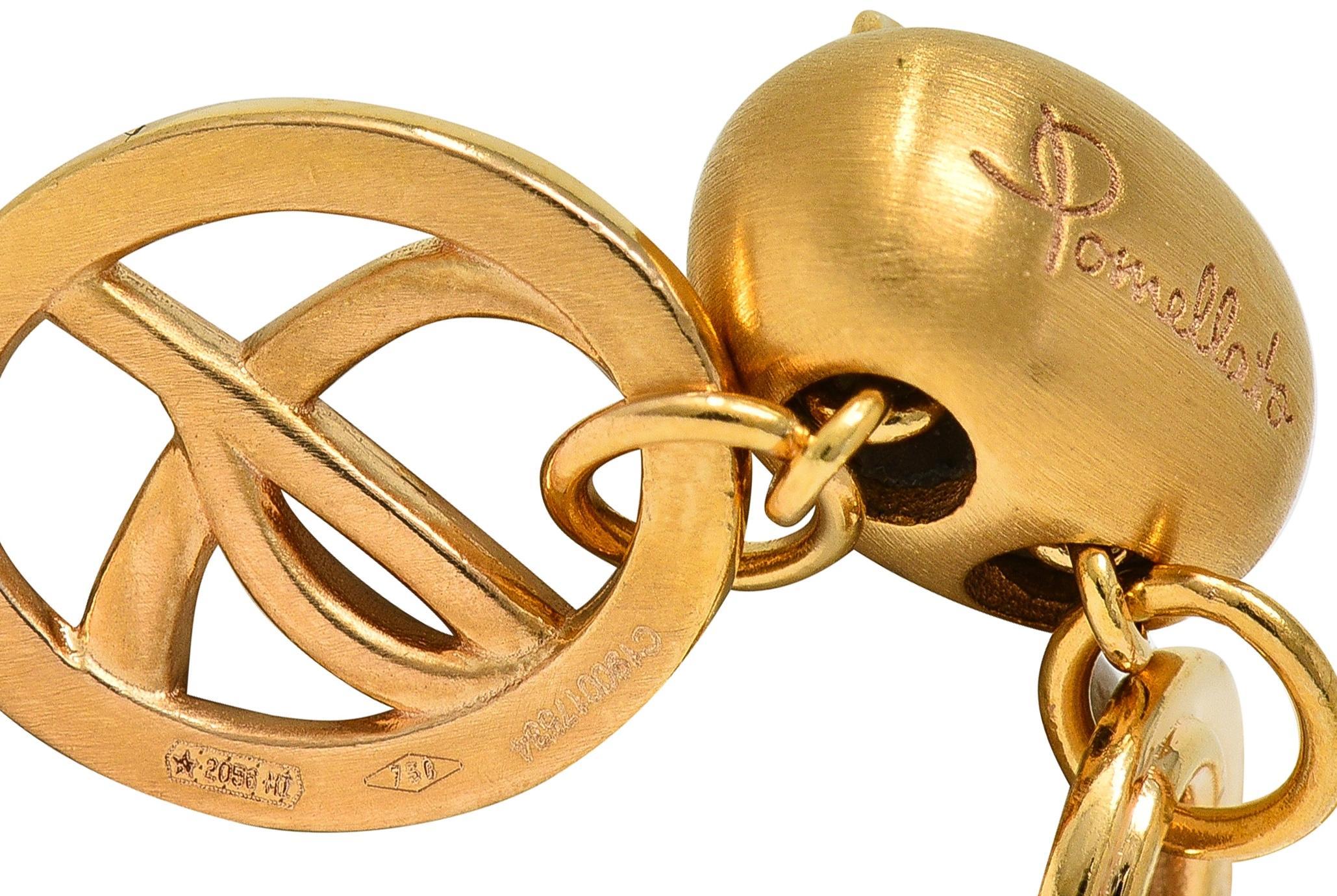 Pomellato - Collana a catena regolabile Bera in oro giallo 18 carati in vendita 5