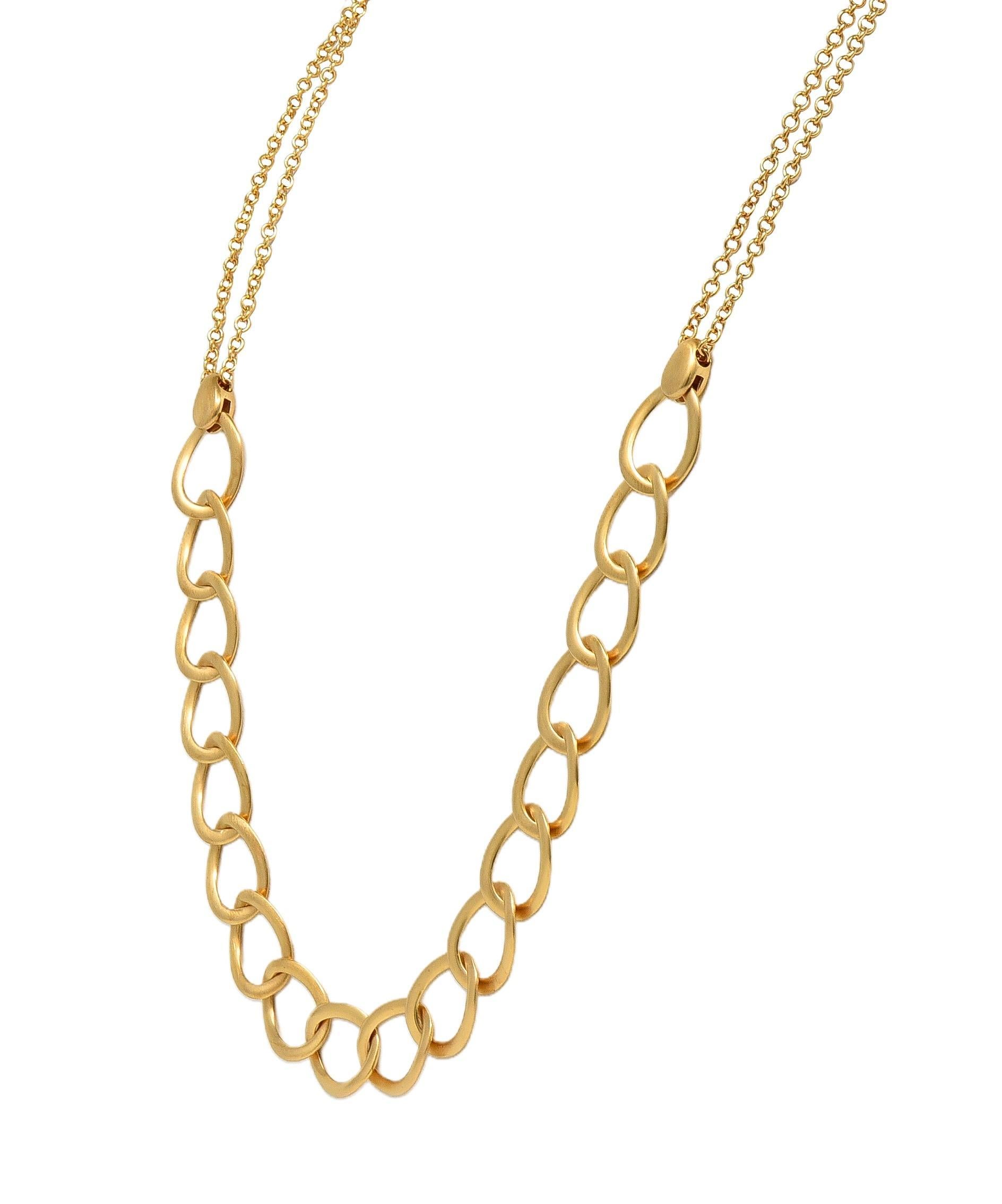 Pomellato - Collana a catena regolabile Bera in oro giallo 18 carati in vendita 2