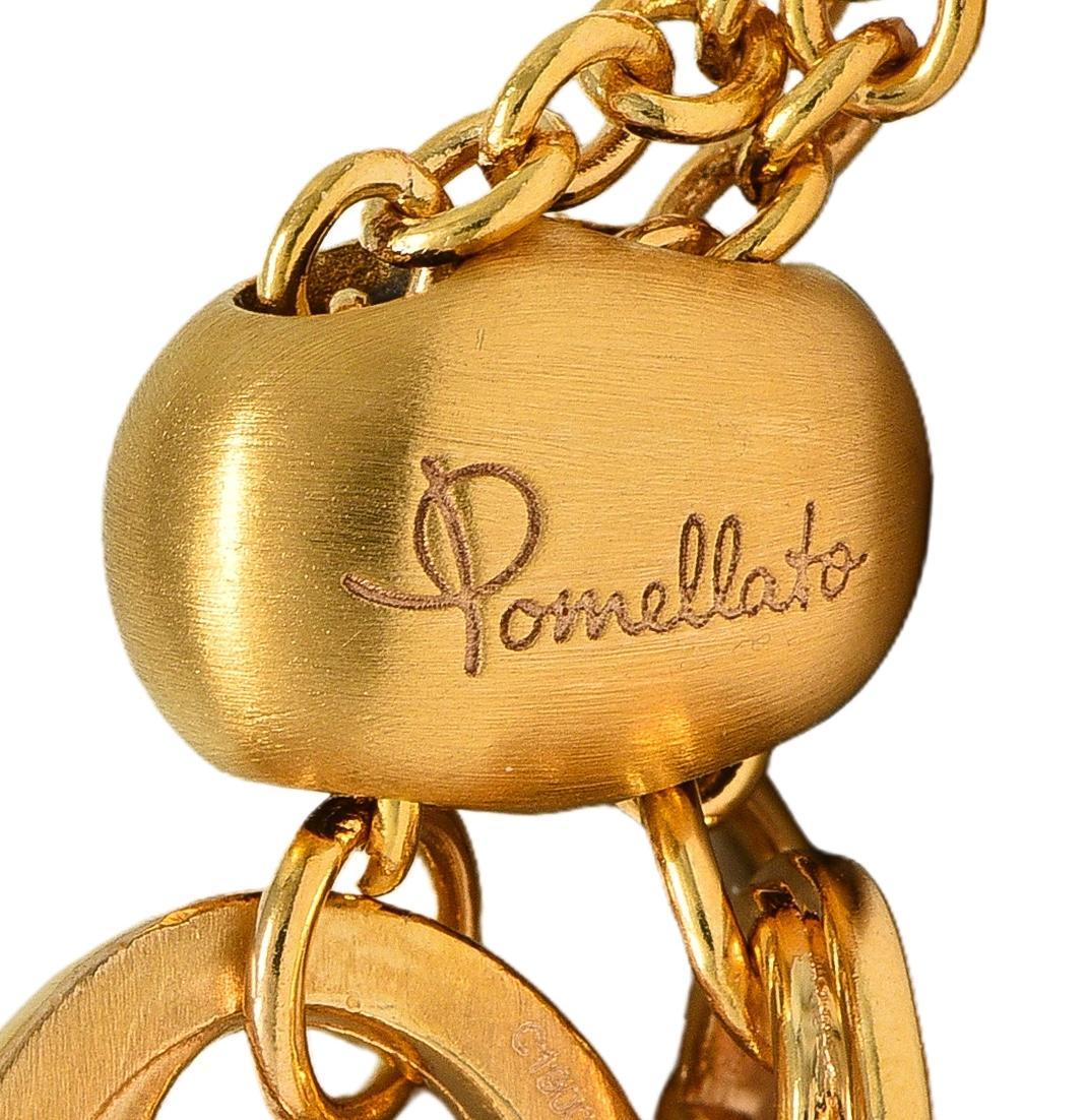 Pomellato - Collana a catena regolabile Bera in oro giallo 18 carati in vendita 4