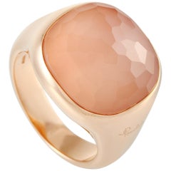 Pomellato 18 Karat Yellow Gold Rose Quartz Ring