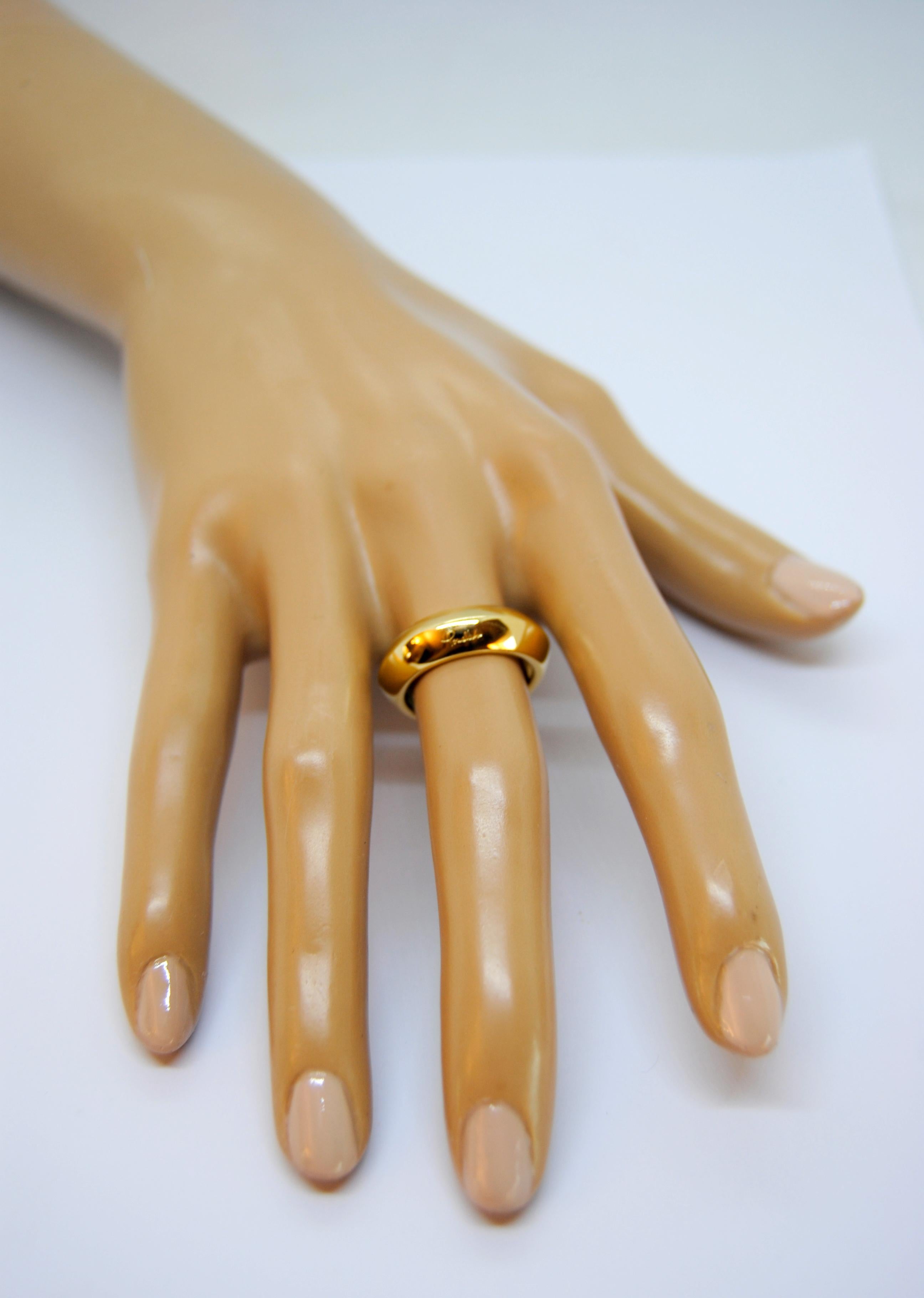 Pomellato 18 Karat Yellow Gold Solid Ring Iconic and Classic Pomellato 2