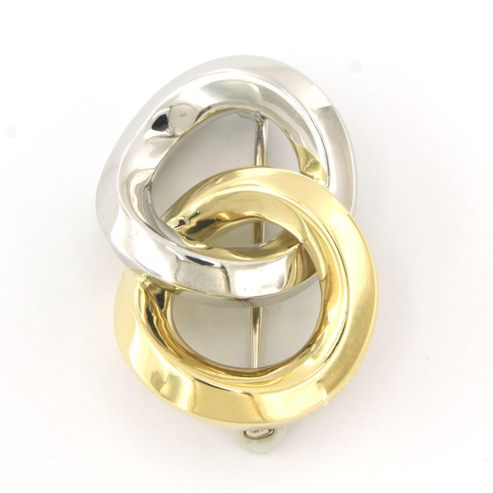 Women's POMELLATO - 18k bicolour gold brooch - 14.3 grams For Sale