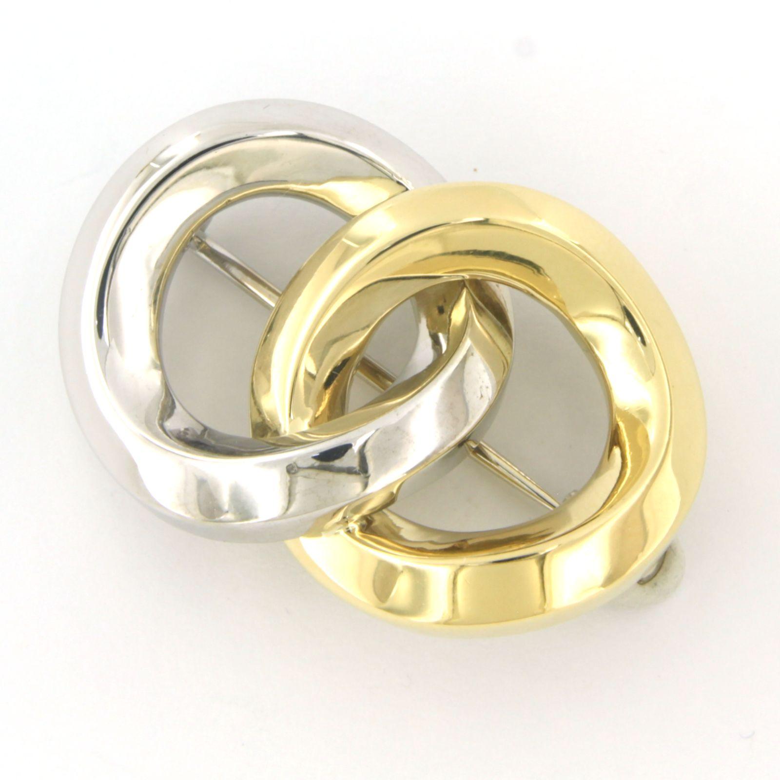 POMELLATO - 18k bicolour gold brooch - 14.3 grams For Sale 1