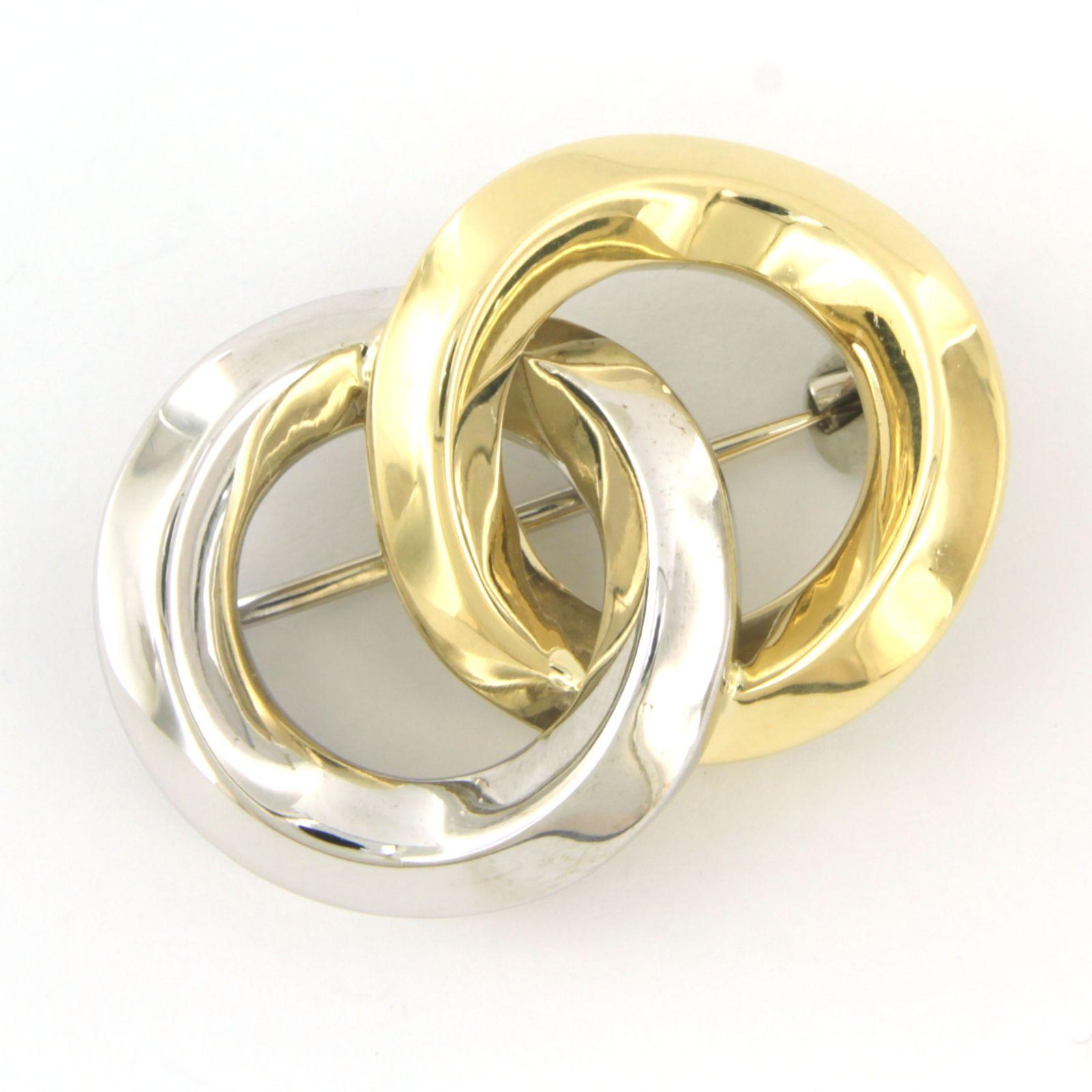 POMELLATO - 18k bicolour gold brooch - 14.3 grams For Sale 2
