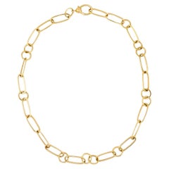 Pomellato 18k Gold Link Chain Necklace