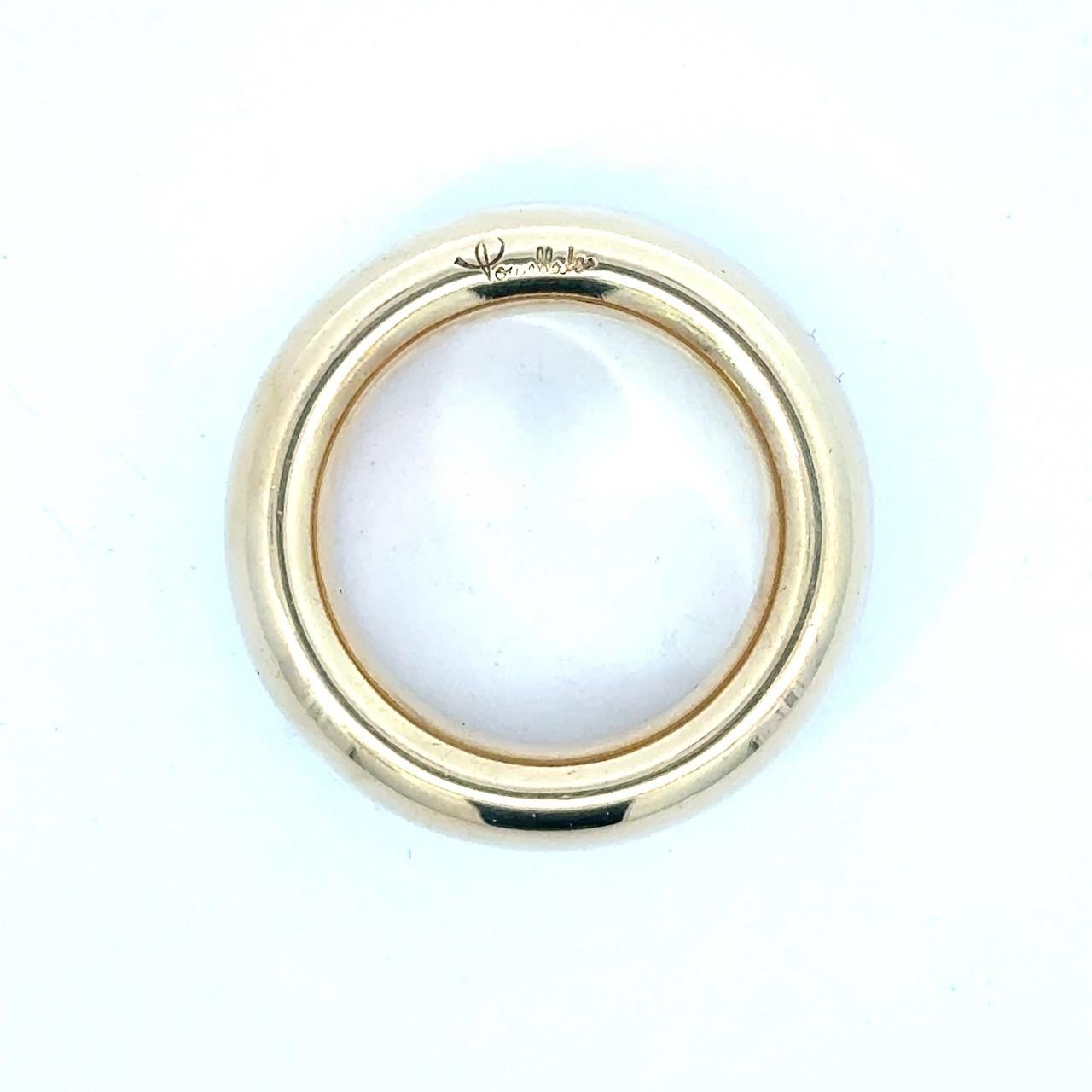 Pomellato 18K Gold Vintage Ring für Damen oder Herren im Angebot