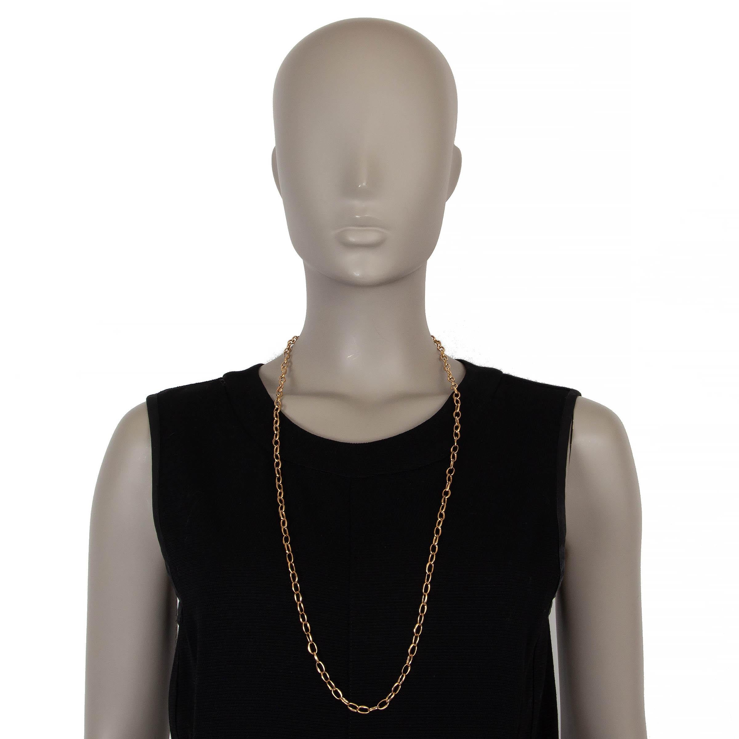 Este collar Pomellato Collier Capri 100% auténtico está fabricado en oro rosa de 18 quilates, pesa 41,62 gramos y presenta una pureza del oro de 750. Exudando elegancia y sofisticación, esta lujosa pieza encarna el encanto intemporal de Capri con su