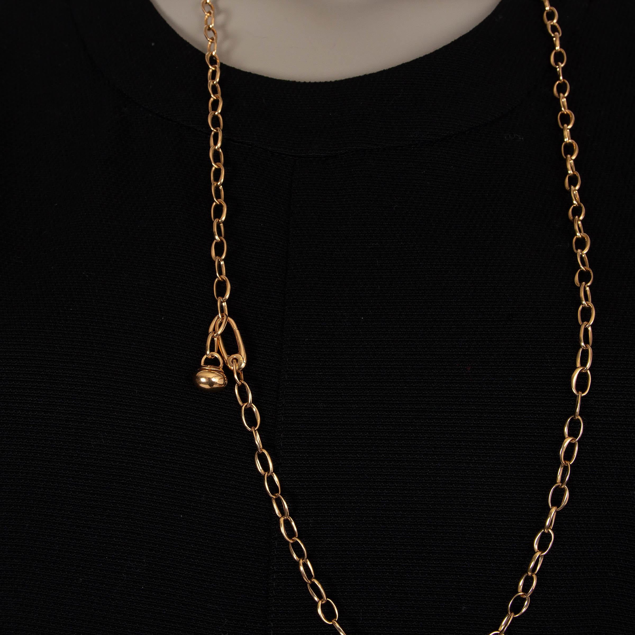 De las mujeres Collar CAPRI CHAIN POMELLATO de oro rosa de 18 quilates en venta
