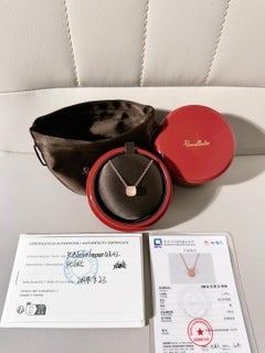 Pomellato 18k Rose Gold Rose Quartz Nudo Pendant Necklace