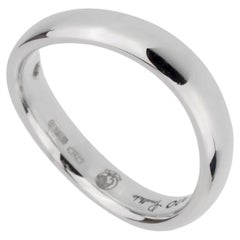 Pomellato 18k White Gold Wave Band Ring Sz 5 1/4