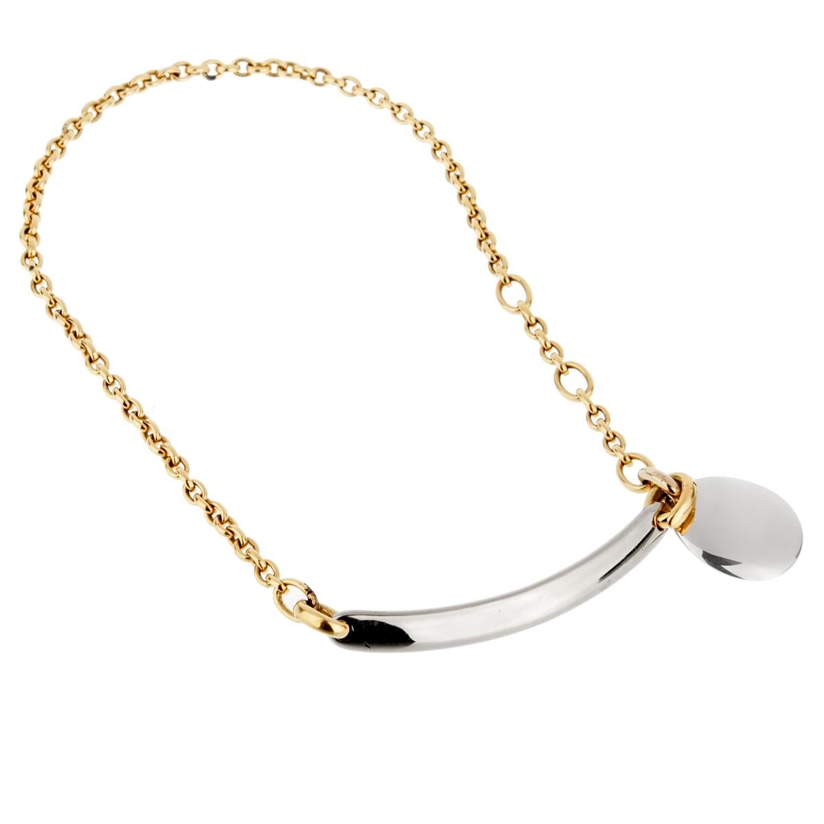 18 carat gold choker necklace