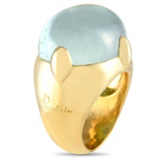 Pomellato 18K Yellow Gold Aquamarine Ring