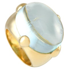 Pomellato 18K Yellow Gold Aquamarine Ring