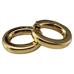 Pomellato Boucles d'oreilles ovales en or jaune 18K #24652