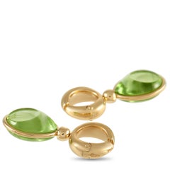 Pomellato 18K Yellow Gold Peridot Earrings