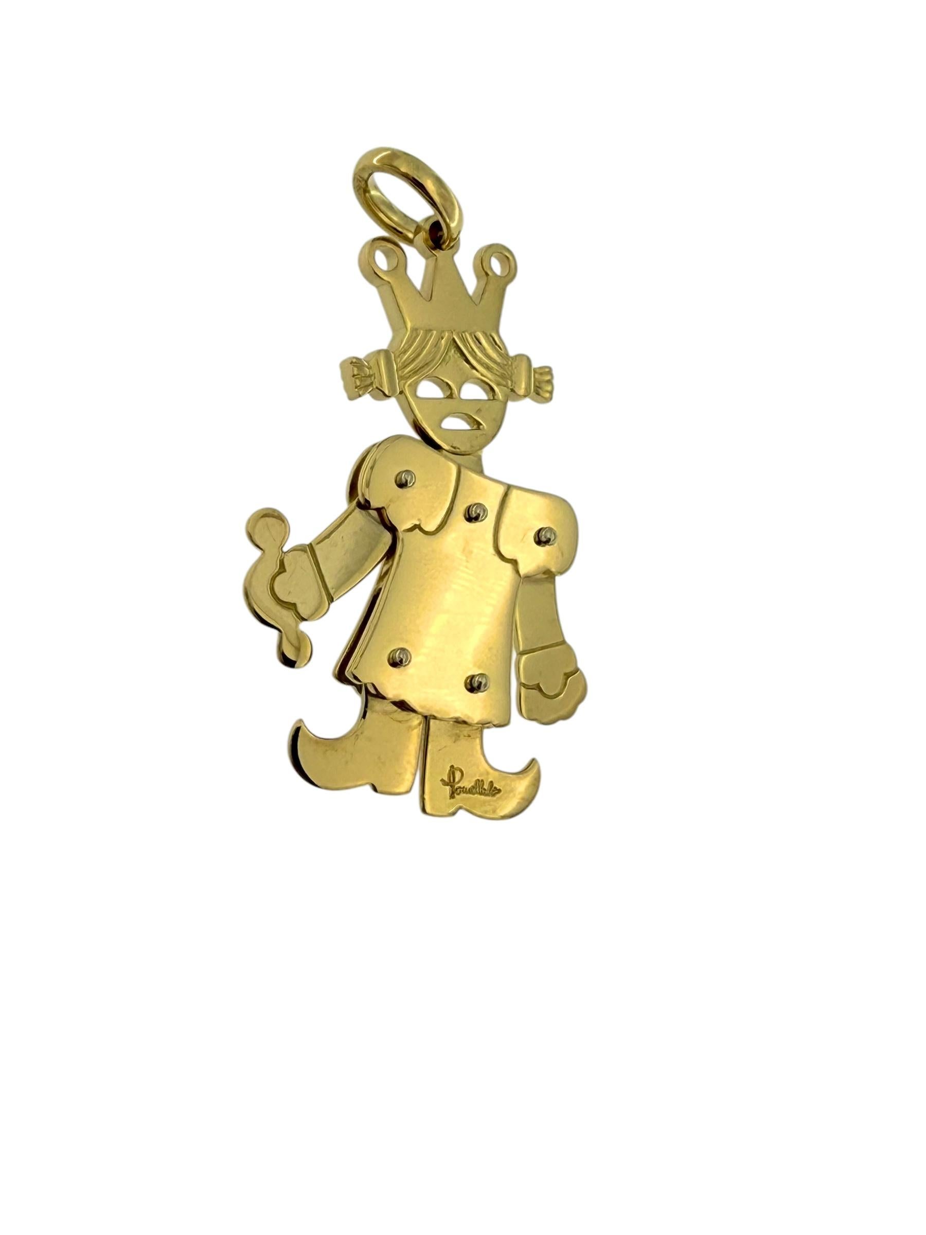 Chain not included

The Pomellato Queen Pendant Maxi is a bold and luxurious statement piece, crafted from 18kt yellow gold with the brand’s signature artistry and contemporary elegance. This maxi-sized pendant features a regal, sculptural design
