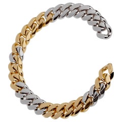 Pomellato 2-Tone Cuban Link Bracelet