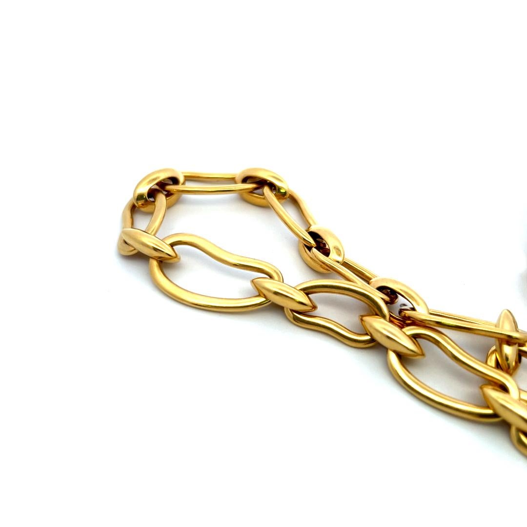 Collana A Link in oro giallo 18 carati di Pomellato da 20 pollici e 118 grammi in vendita 2