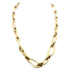 Pomellato 20 Inch 118 Grams 18 Karat Yellow Gold Link Necklace