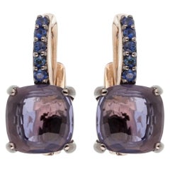 Sapphire Drop Earrings