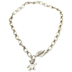 Pomellato 67 Argento Bear Necklace Long