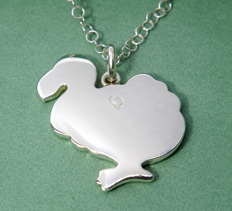 Pomellato 67 Argento/ Silver Dodo Bird Pendant at 1stDibs
