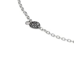 Pomellato 67 Cadena Argento Silver and Marcasite Long Chain Necklace