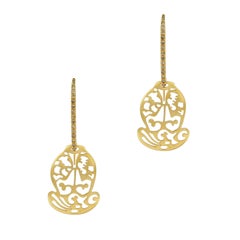 Pomellato Acorn Rose Gold Drop Earring