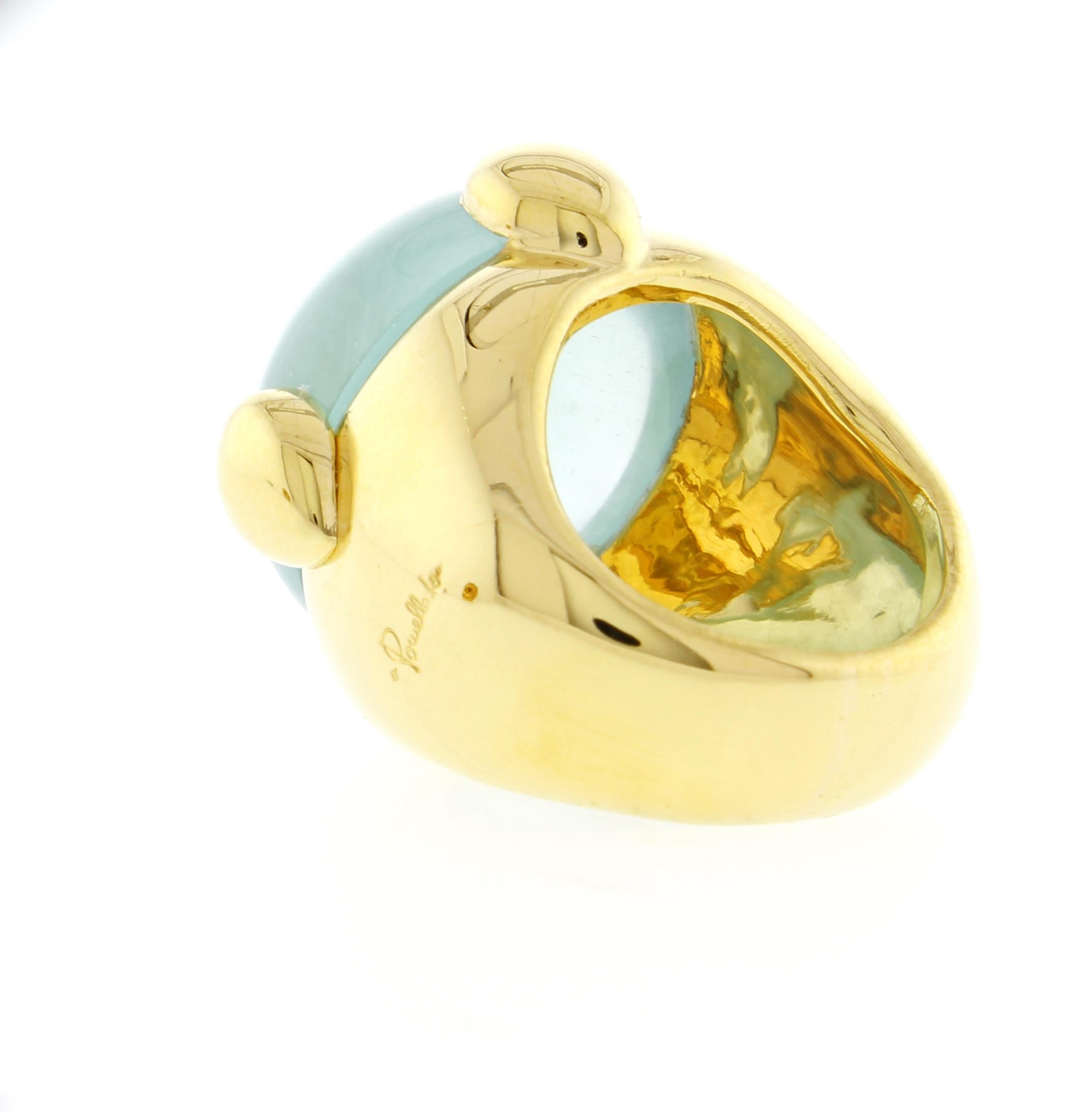 Pomellato Aquamarine Ring In Excellent Condition In Bethesda, MD